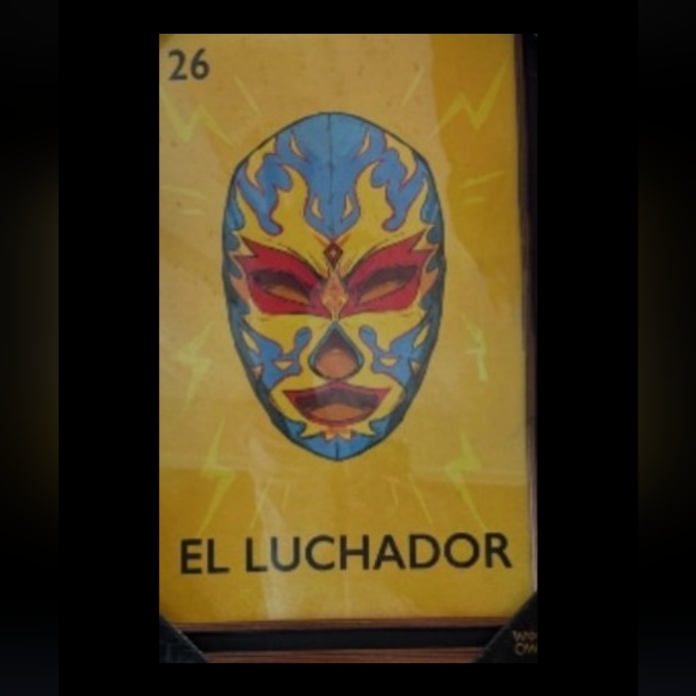 Sapna Shah Loteria El Luchador Art Print - 12x18